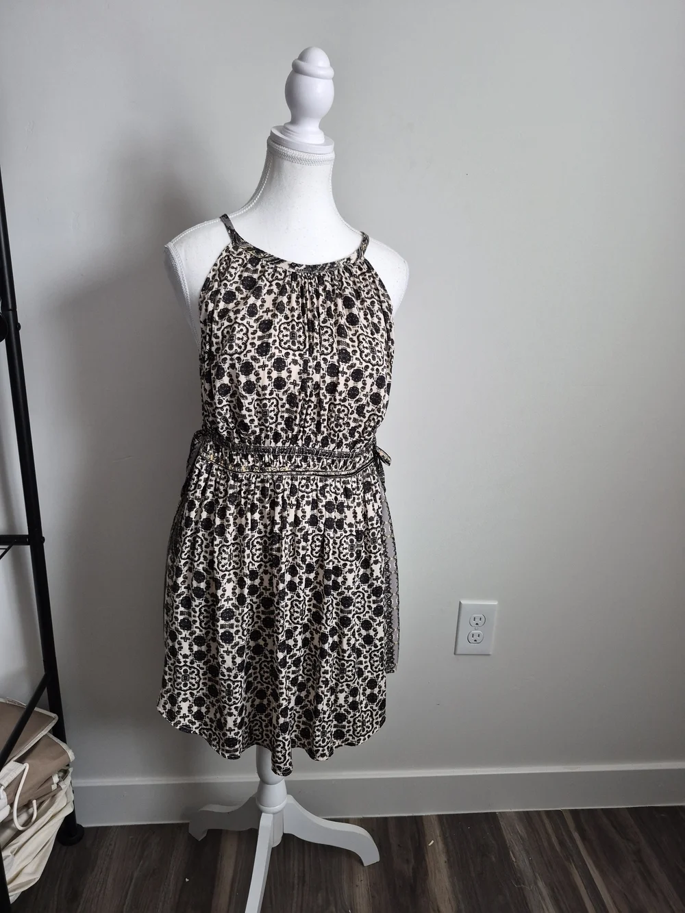Free People Printed Halter Neck Mini Dress / Romper Size M